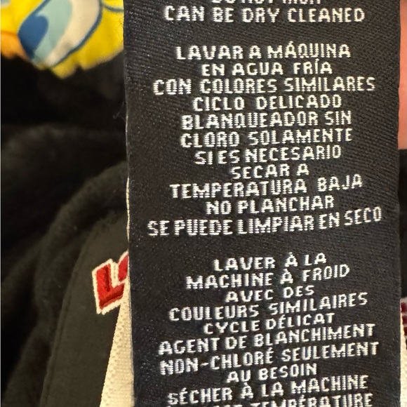 Looney Tunes Members Only Jacket Womens S Hoodie and reversible jacket black fur - Picture 9 of 10